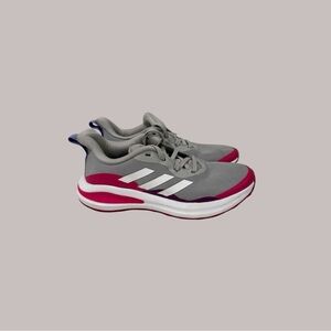 adidas Kids Gray and Pink Sneakers